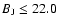 $B_{{\rm J}} \leq 22.0$
