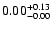 $\rm0.00_{-0.00}^{+0.13}$