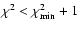 $\chi^2 < \chi^2_{\rm min}+1$