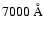 $7000~\AA$