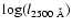 $\log(l_{\rm 2500~ \AA})$