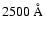 $2500 ~\AA$