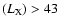 $(L_{\rm {X}}) > 43$