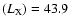 $(L_{\rm {X}}) = 43.9$