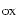 $_{\rm {OX}}$