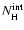 $N^{\rm int}_{\rm H}$