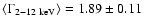 $\langle \Gamma_{2{-}12~ \rm keV}\rangle =1.89\pm0.11$