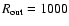$R_{\rm out}=1000$