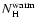 $N^{\rm warm}_{\rm H}$