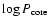 $\log P_{\rm core}$