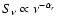 $S_\nu \propto\nu^{-\alpha_r}$