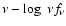 $\nu-\log~\nu f_{\nu}$