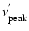 $\nu^{'}_{\rm peak}$