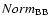 $Norm_{\rm BB}$