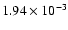 $1.94\times10^{-3}$