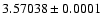 $3.57038 \pm 0.0001$