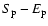 $S_{\rm p} - E_{\rm p}$