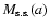 $M_{\rm s.s.}(a)$