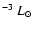$^{-3}~L_{\odot}$