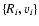 $\{R_{i},v_{i}\}$