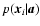 $p({\textbf{\em x}}_{i}\vert{\textbf{\em a}})$