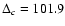 $\Delta_{c}=101.9$