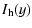 $\displaystyle I_{\rm h}(y)$