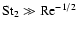 ${\rm St}_2 \gg {\rm Re}^{-1/2}$