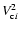 $V^2_{{\rm c}i}$