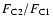$F_{\rm C2}/F_{\rm C1}$