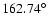 $162.74\hbox {$^\circ $ }$