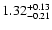 $\rm 1.32^{+ 0.13}_{- 0.21 }$