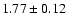 $1.77 \pm0.12$