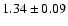$1.34 \pm0.09$