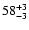 $\rm 58^{+ 3}_{- 3 }$