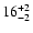 $\rm 16^{+ 2}_{- 2 }$