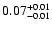 $\rm0.07^{+ 0.01}_{- 0.01 }$