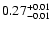 $\rm0.27^{+ 0.01}_{- 0.01 }$