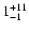 $\rm 1^{+ 11}_{- 1 }$