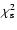 $\chi^2_{\rm s}$