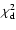$\chi^2_{\rm d}$