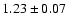 $1.23 \pm0.07$