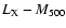$L_{\rm X} - M_{500}$