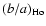 $(b/a)_{\rm Ho}$