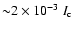 ${\sim}2 \times 10^{-3}~I_{\rm c}$