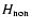 $H_{{\rm non}}$