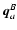 $\vec{q}_a^B$
