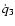 $\dot{q}_3$