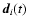 $\vec{d}_i(t)$