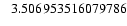 $ \hphantom{-}3.506953516079786 $